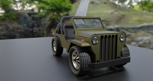 Basic Jeep car model preview image